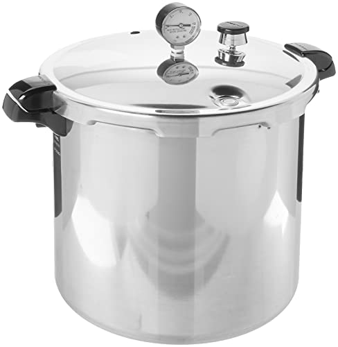 267d392faaa6fd09c3070f2474da6abe762767f086d39ac5916ef69cbbb45e3c Presto 01784 23 Quart Induction Compatible Pressure Canner, Silver, Aluminum: Home Kitchen