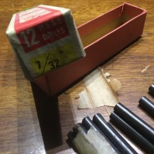 KNACK - 12 Dormer England Special Short Flute 7/32 Stub 1/2 Flute X 2 Long Drill Drills