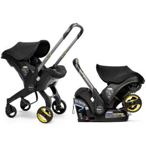 DOONA Infant Car Seat Stroller With Latch Base -- Open Box(Nitro Black)
