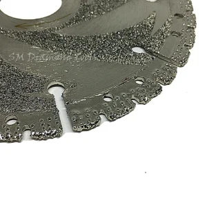 KLYNE - 4.5-Inch Segmented Laser Welded Diamond Blade For Cutting Ductile In Wet/Dry