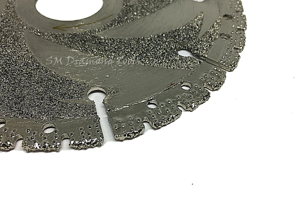 286098ad2f8684a26f07d49ac4efb75de1f06b8885cb937687e3eecd72da5ffc KLYNE - 4.5-Inch Segmented Laser Welded Diamond Blade For Cutting Ductile In Wet/Dry