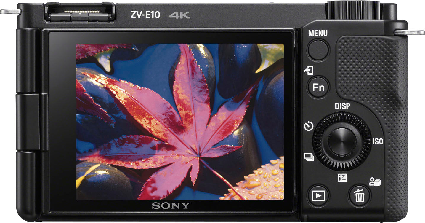 28dd6864ed2c2df5aa92516c8a3695e6648277e7dc79b6ac86dbf180b77cf250 Sony - Alpha ZV-E10 Mirrorless Vlog Camera - Body Only - Black(ZVE10 Body Only/Black)