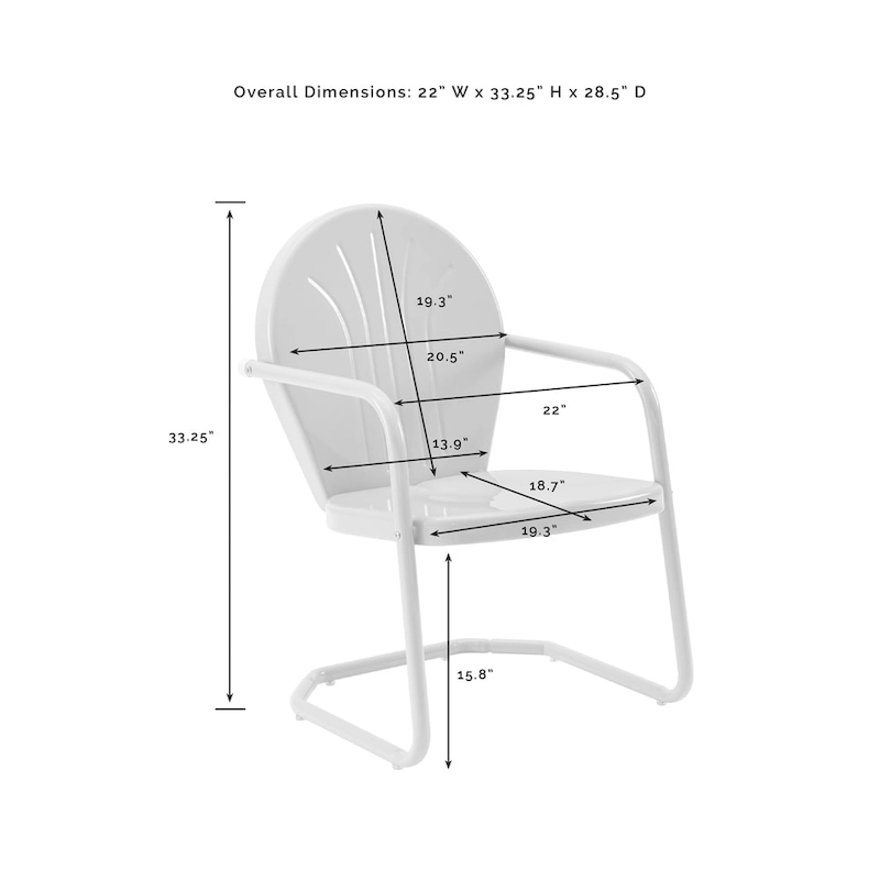 2968dd6e0726146b5264650ac6427a7f4f49e62a95a3f7c7eef5c83bba170dd3 Crosley Griffith 3-piece Metal Outdoor Armchair Set(Red)