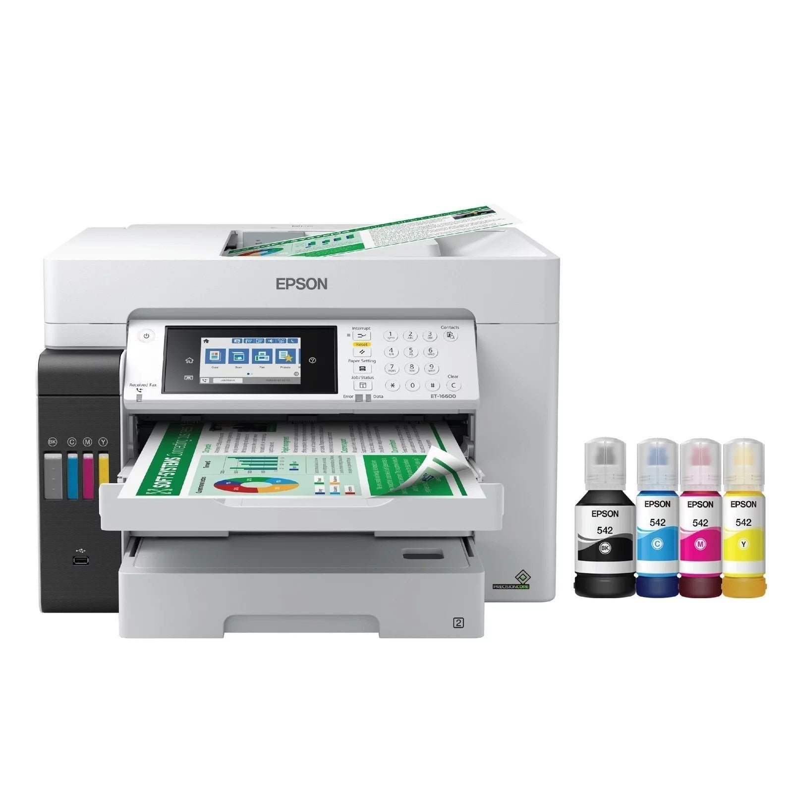 2a89c647343f2fbd2e34076b4b40002845139f5f5a64a06a3713f3c61b15bf75 Epson EcoTank Pro ET-16600 Wireless Wide-format Color All-in-One Supertank Printer with Scanner, Copier, Fax and Ethernet