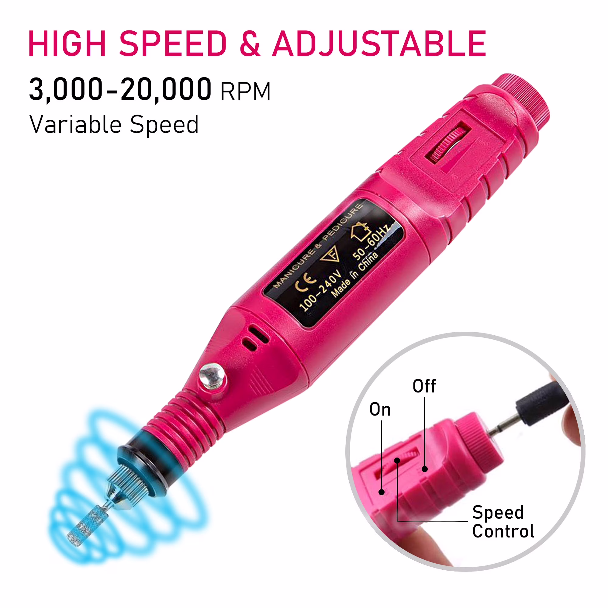2c57776793bf87a5b24ca9dca4d861e73db110f4a4a2ed02c19895f19e9115a7 Pinkiou Electric Nail Drill Machine Nail Drill Kit 20000 RPM Portable Nail Drill for Acrylic Nails, 6 Acrylic Gel Remover Nail Tools, Nail Polishing Machine Pedicure Set