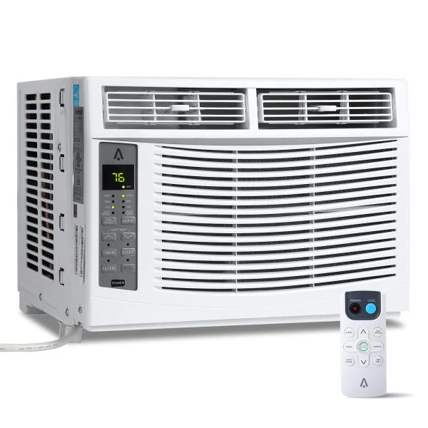 2c76aaee0726c8d50fcabdf1b551ad3bc694ee588d83fc476c0f0bfc07f20c18 Window Air Conditioner With Reusable Filter Controls, 6000 BTU 115V~, Suitable for 250 Sq.Ft