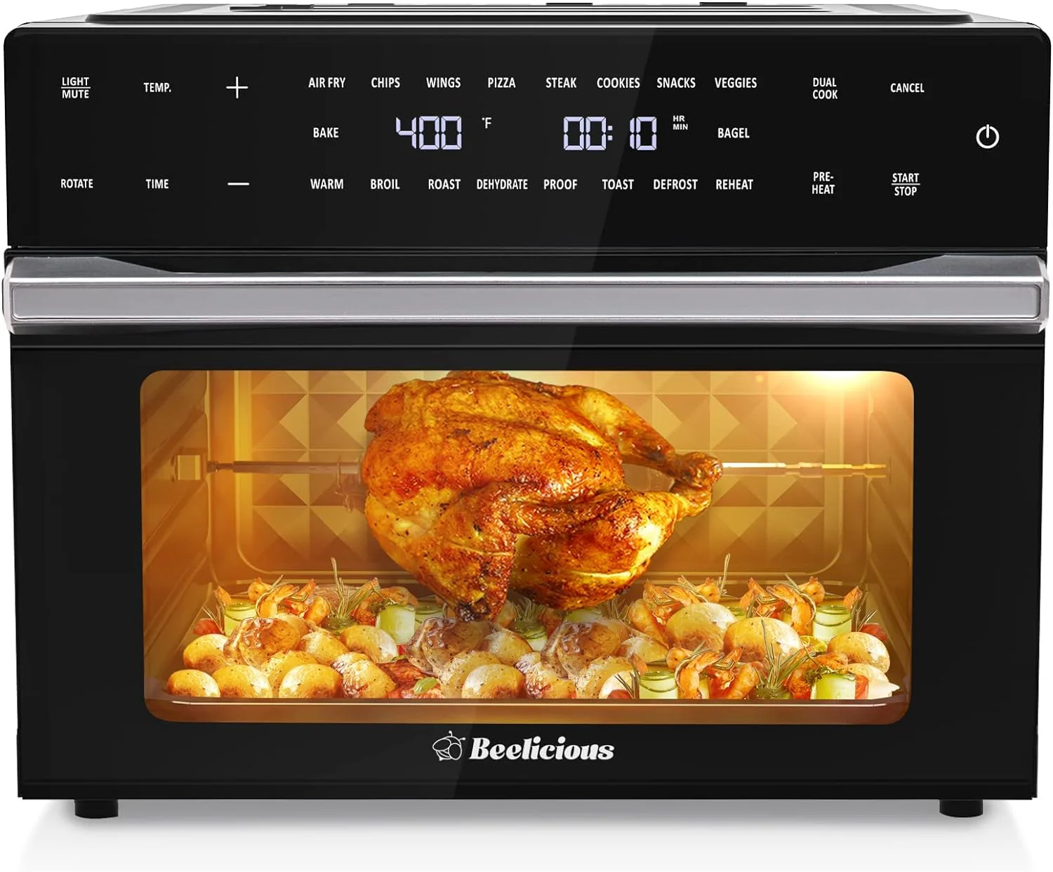 2dd4acf35b5f2328c6b37b657f154327d5fb8eb015feb861e8d5c26b183bb3c5 Extra Large Air Fryer, 19-in-1 Air Fryer Oven Combo(16.9)