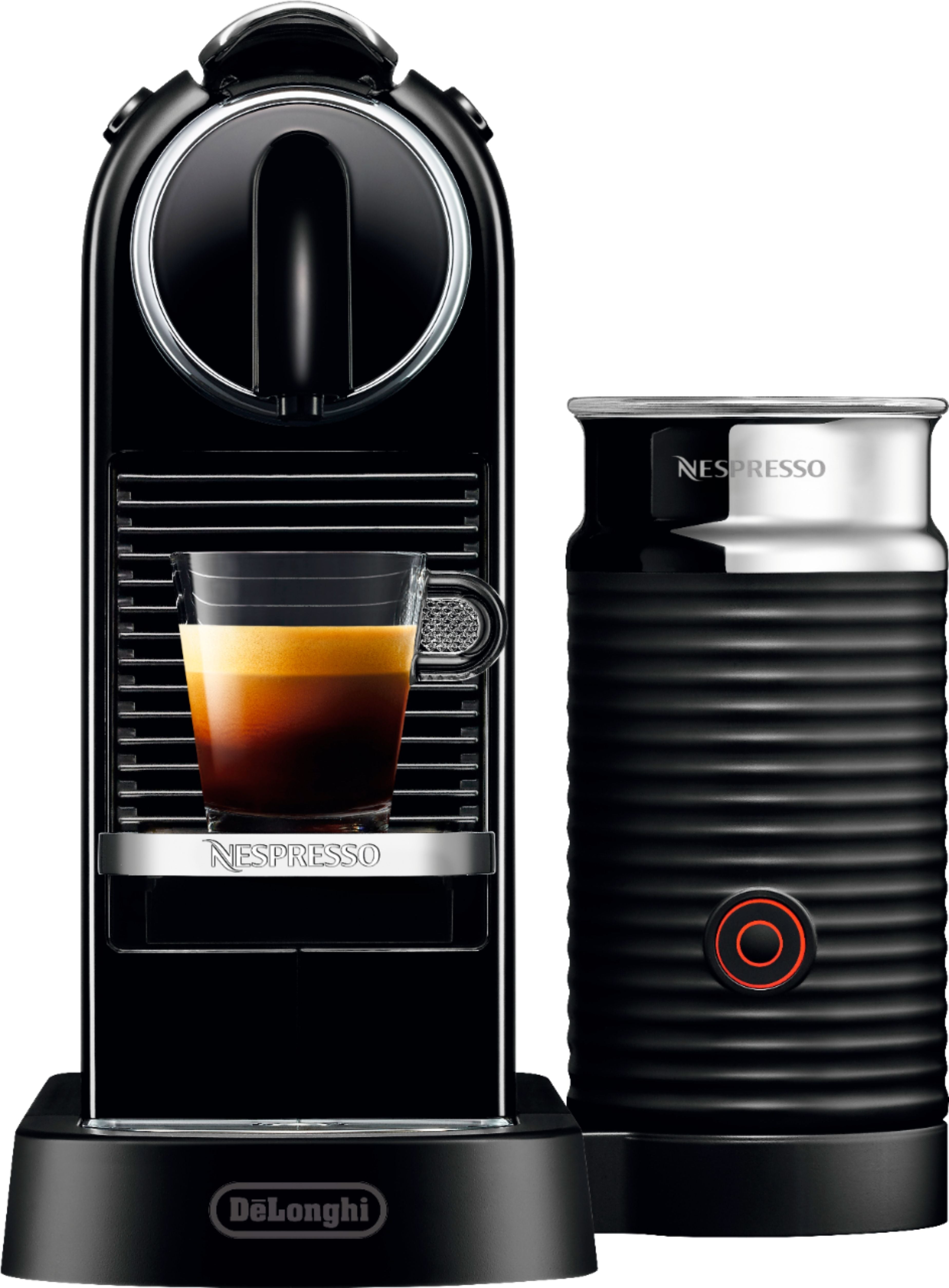 2eece9b0ff27d2f04086375b6ae4d016539d0f74c5ec0754e290dd5b21cc8678 De'Longhi - Nespresso Citiz Espresso Machine by De'Longhi with milk frother - Limousine Black