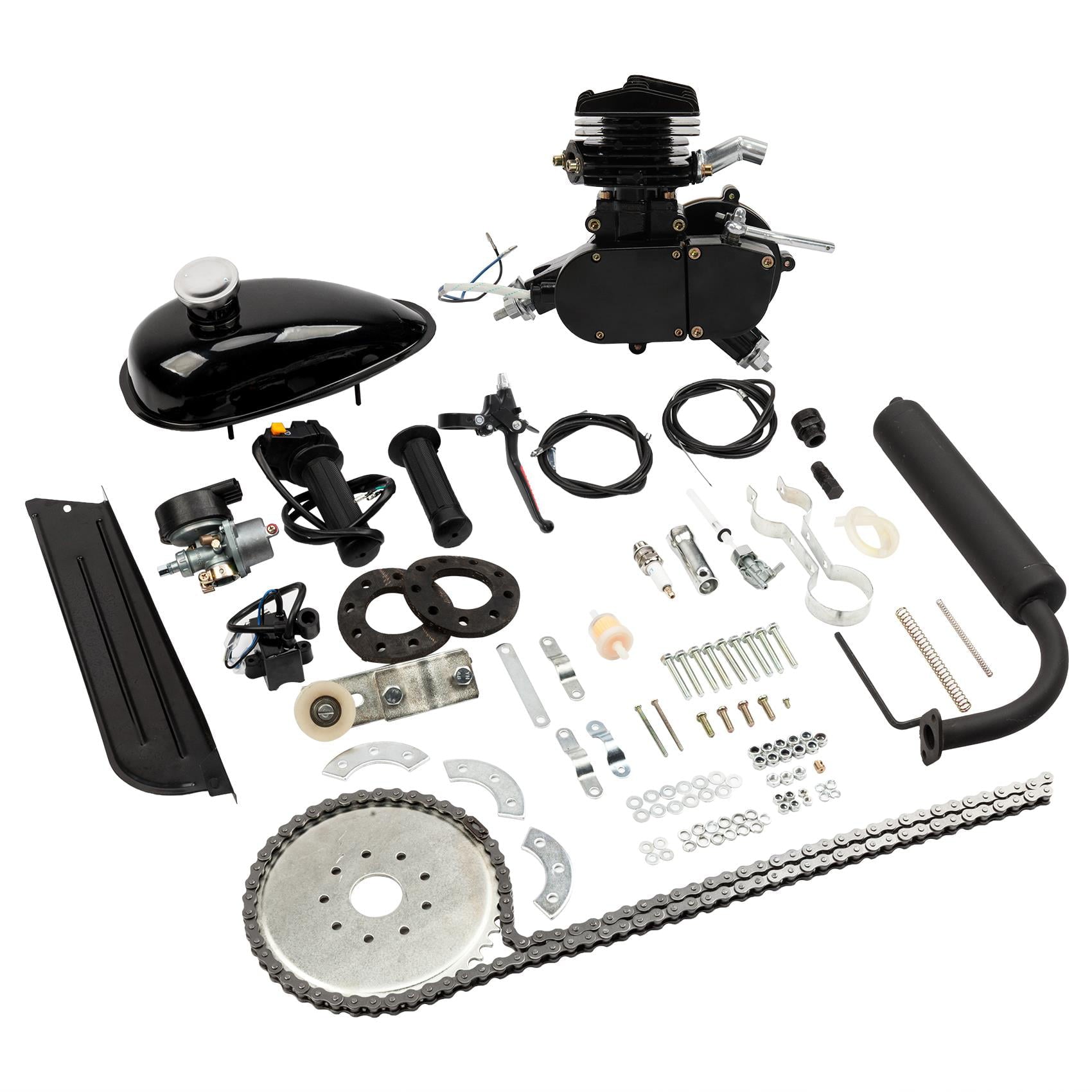 2f75836afa628ff34da7a7a02b69b8eac0fbb640d6ef219e607ffe2557713083 Zimtown 2-Stroke 80cc Motor Gas Engine Kit for Motorized Bicycle Cycle Bike Engine kit