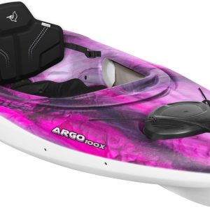 2025 Pelican Argo 100X EXO ¨C Premium Sit-in Recreational Kayak ¨C Exo Cooler Bag Included ¨C 10 ft ¨C Stardust