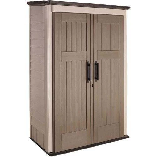 30871894d38eace5670cb26da4b4b655d754531b146af5f736f2af5ea11d599e Rubbermaid Outdoor Storage Shed, 52 Cu.Ft., Weather-Resistant, Lockable Doors