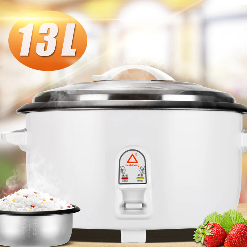 30a741057a59ff9b2ce5a669429ce079c1360ade67245b7aeac99b4d61d0fbee 13L Restaurant Commercial Rice Cooker Hotel Non-Stick Automatic Insulation