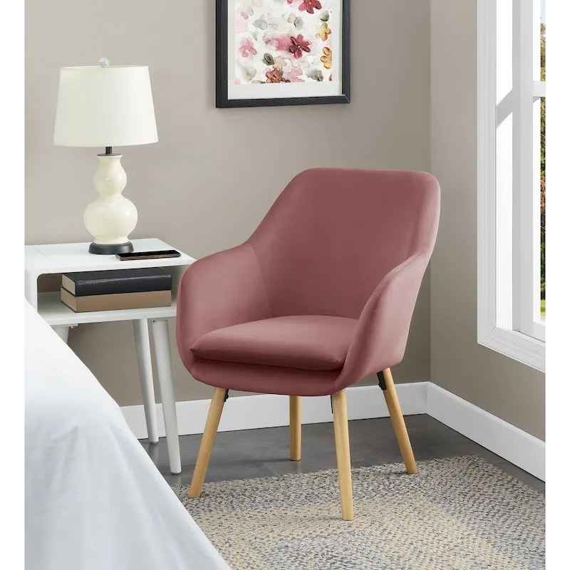 30bace6b7001f54da6ee1824e4100e348a3263ef16f085adbb686f0808b4e719 Convenience Concepts Take a Seat Charlotte Wingback Upholstered Accent Armchair(Slate Gray Fabric)