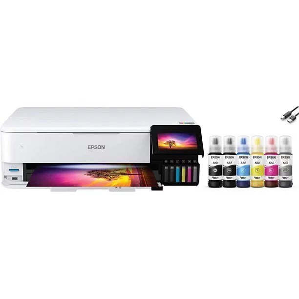 318bb3ae4384e463001819338b00fdb1288fd5ec089bfeef37c010be895fb06c Epson EcoTank Photo ET-8550 Wireless Wide-Format Color All-in-One Supertank Printer