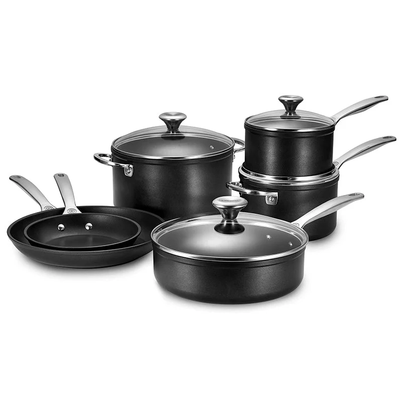 318cea661248f1ce3a682df01274bb723d15445cf19356255c194301219cd4e9 10-Piece Cookware Set | Toughened Nonstick Pro