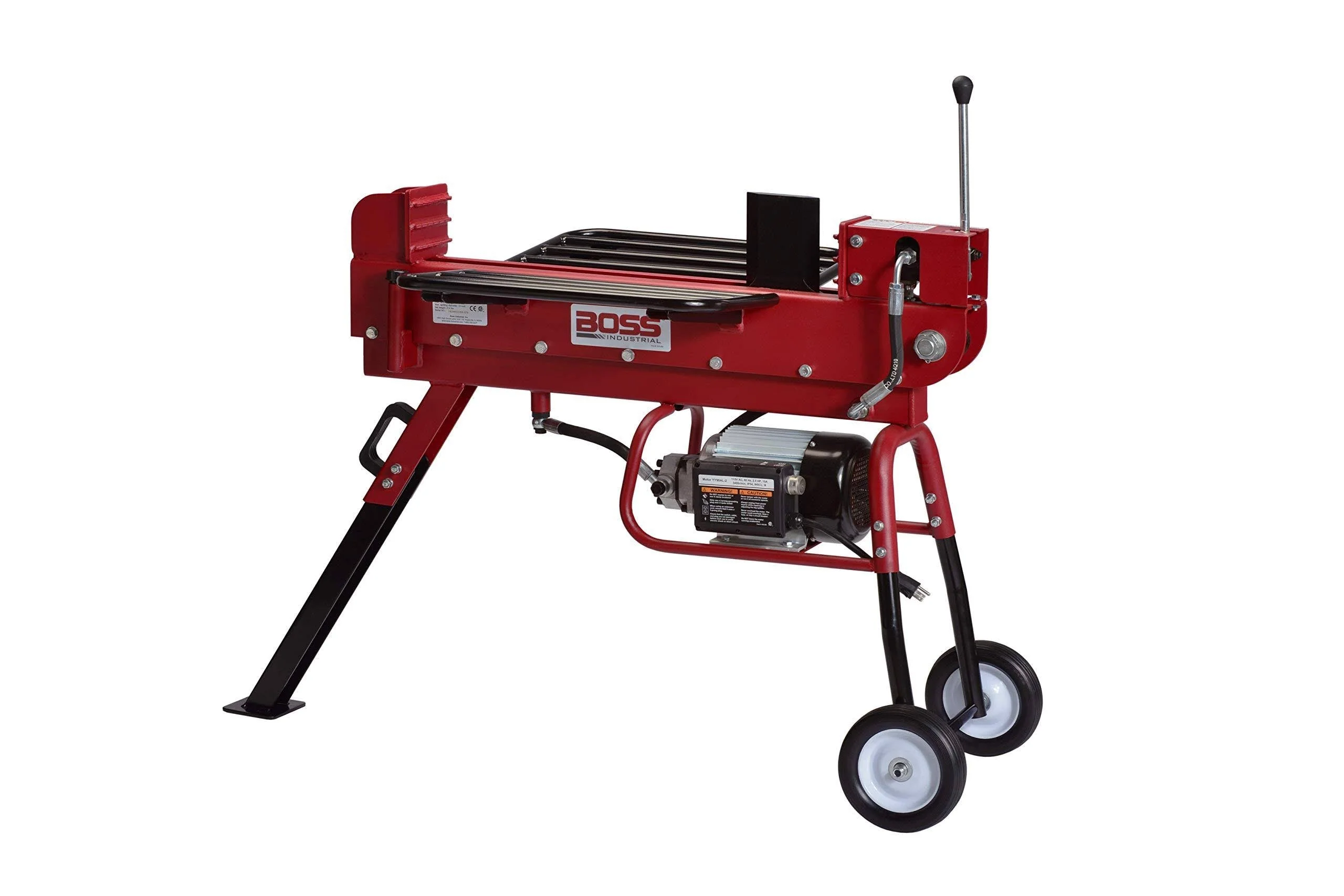 31f67f95b2e28a4d726293d6ffef34b16005a9a2a03d692ae845eecc93259864 Boss Industrial ED10T20 10-Ton Electric Log Splitter with Dual-Action Wedge 2.5 HP Motor