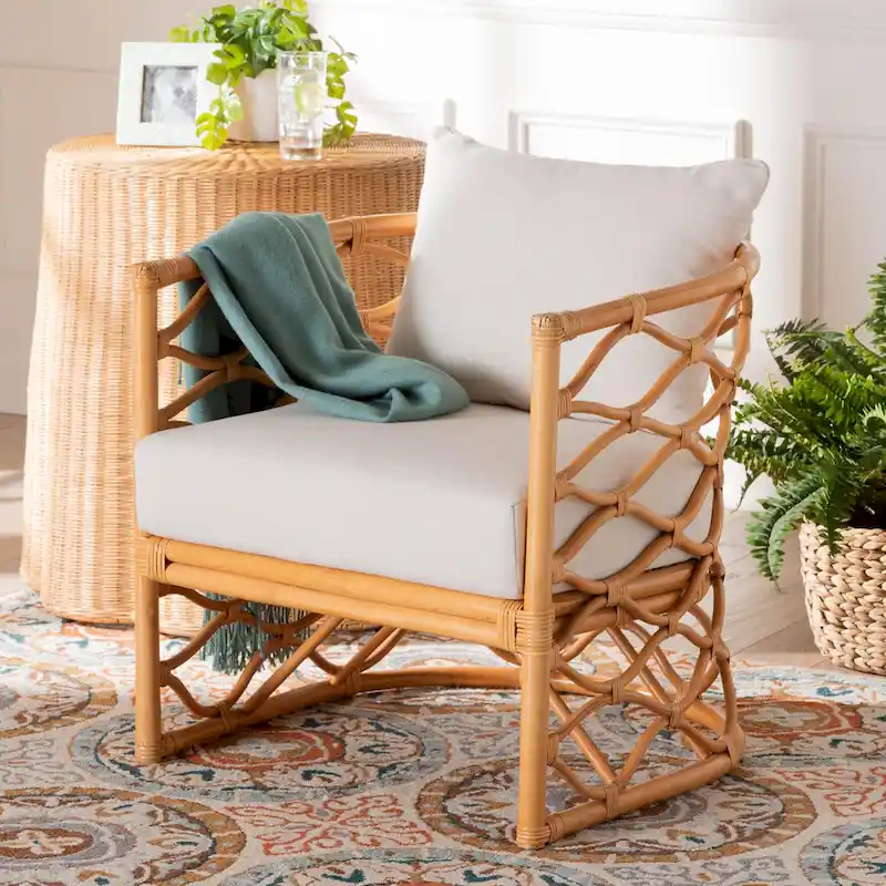 32bd7e23af2b7157e363d4801b48d3d623f26b2cb8209911590539bea36ab327 Acelynn Bohemian Light Honey Rattan Arm Chair(Natural)