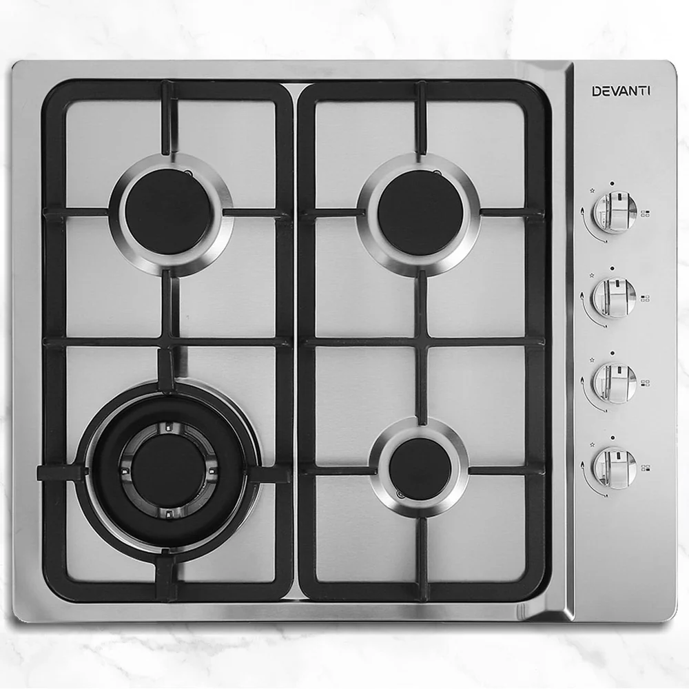 33a02349fb4b1f79726d216c348d75cf82d22f9738991e3de83d7a6d3f3976fe Devanti Gas Cooktop 60cm Stove Hob Silvir