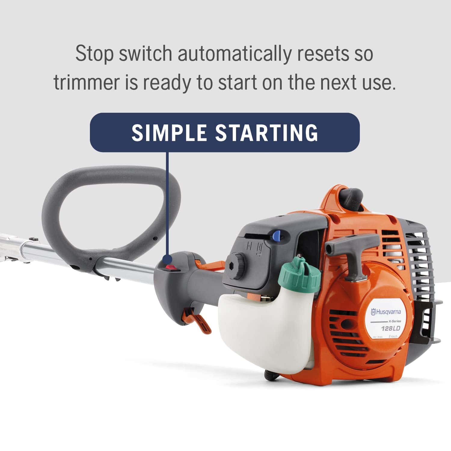 3461c32c0e3e391b27213d83a3e493ce962a1b36ac0a341381c7b3caebaad1f8 128LD Gas String Trimmer, 28-cc 2-Cycle, 17-inch Straight Shaft Gas String Trimmer with Tap 'n Go trimmer head
