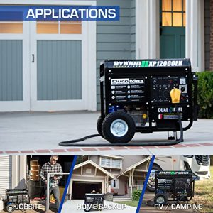 XP12000EH Dual Fuel Generator ¨C 12,000W Gas/Propane, 457cc 4-Stroke Engine, EPA/CARB Compliant