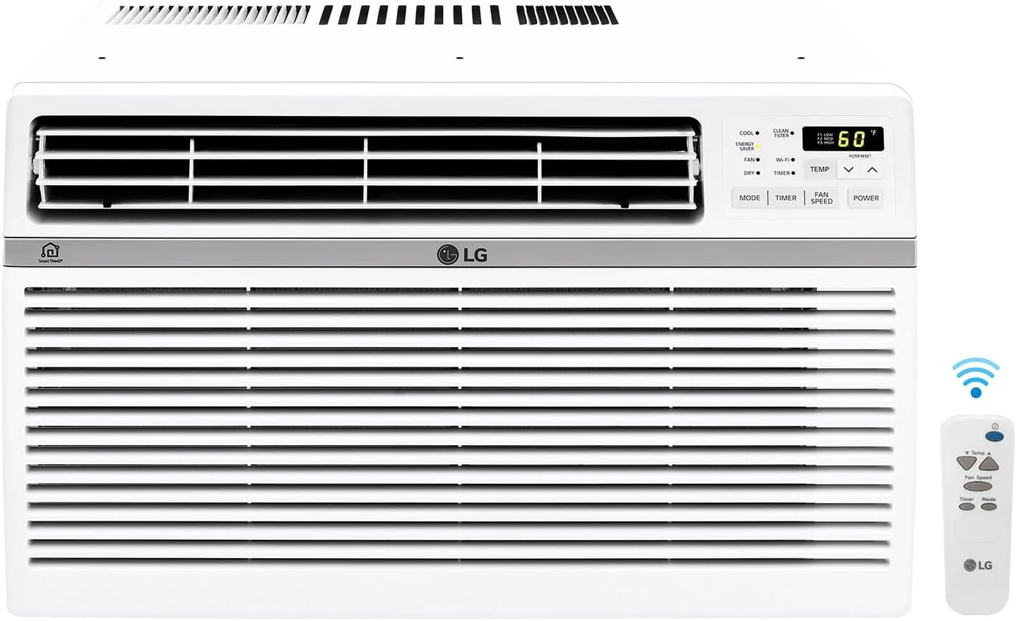 34eb44037a5e94c2e9e910f7d9cebf860af49cde9c8164f8158525ce1d3e3f14 LG 6,000 BTU Window Air Conditioner, 115V, Cools 250 Sq.Ft. for Bedroom, Den(1 Count (Pack of 1)/Wifi High Efficiency/Bright White)