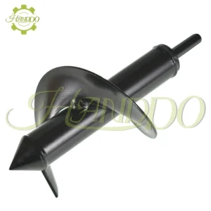PURELY- Auger Drill Bit 3 In.× 7 In. Garden Plant Flower Bulb Rapid Planter Spiral Black