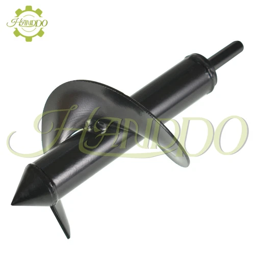 361db826e3718200bce6aae867fcd16d4e5075f2fda471b0f3e92b3cdcd5ce0b PURELY- Auger Drill Bit 3 In.× 7 In. Garden Plant Flower Bulb Rapid Planter Spiral Black