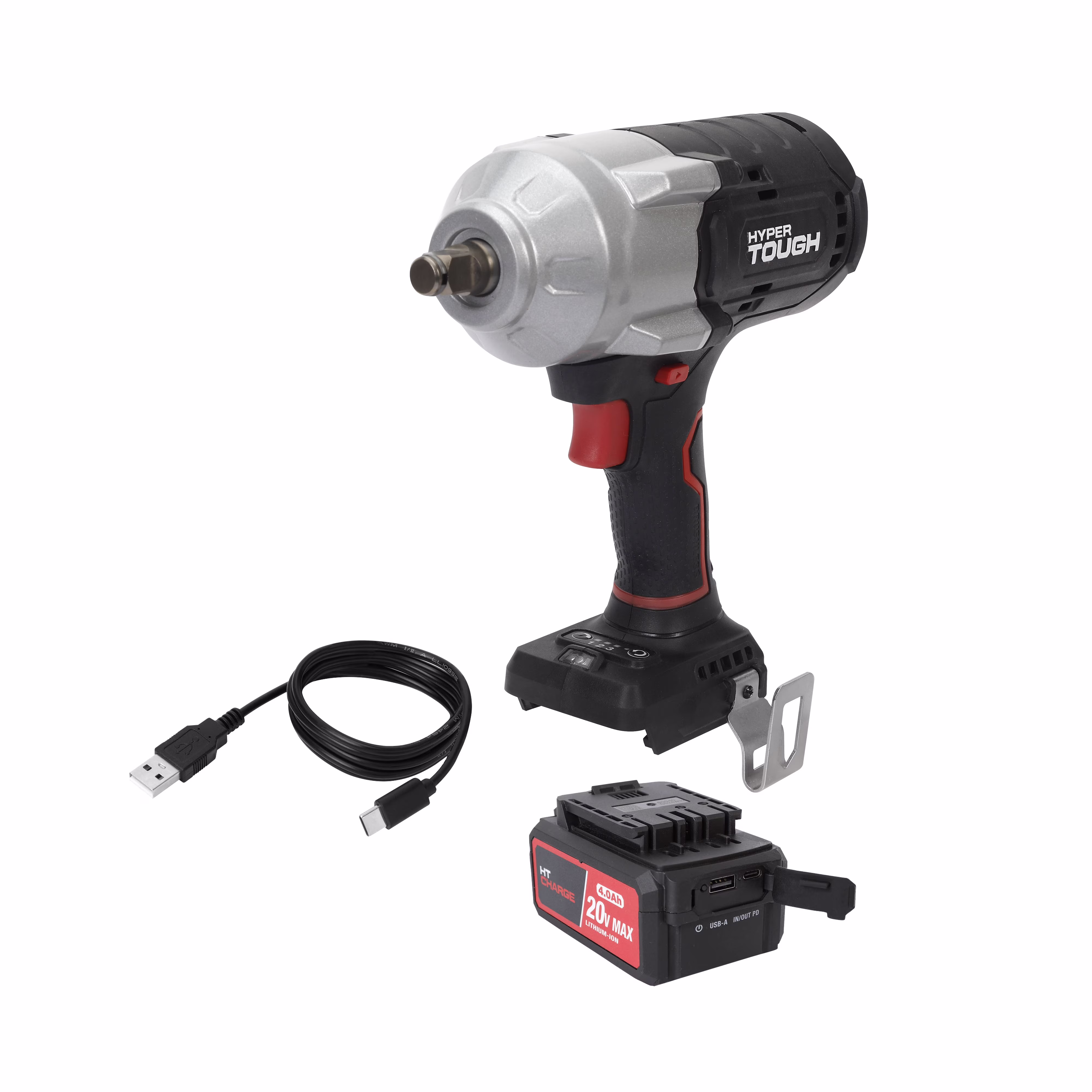 36e426b5c145fe7b6e355ba0319aa57f876d313560ecf1be81262d3779bf04d1 Hyper Tough 20V Brushless Cordless 1/2-in 900 Impact Wrench with Battery & Charger