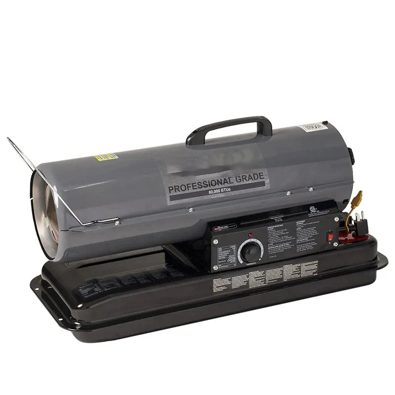 3724c377a5b0b8a990eea3060b414339bc66698f7816f35a8ebd6949b0278e3d 80,000 BTU Indoor/Outdoor Portable Kerosene Forced Air Heater