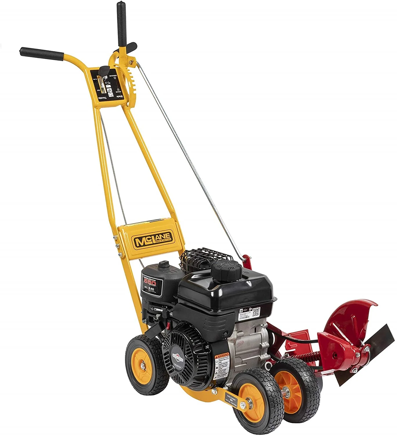 38060d9dc17ca890593c681ff9bc66413af954f2b3028ddec98a2439b78cb077 2025 101-5.5GT-7Gas Powered Lawn Edger, 5.50 Gross Torque/3.5 HP BS Engine 7¡ä¡ä Wheels