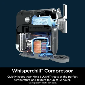 Ninja SLUSHi with RapidChill Technology, 88 oz. Frozen Drink Slushie Machine, 5 Preset Programs, Margaritas, Frapp¨¦s, and More(Black)