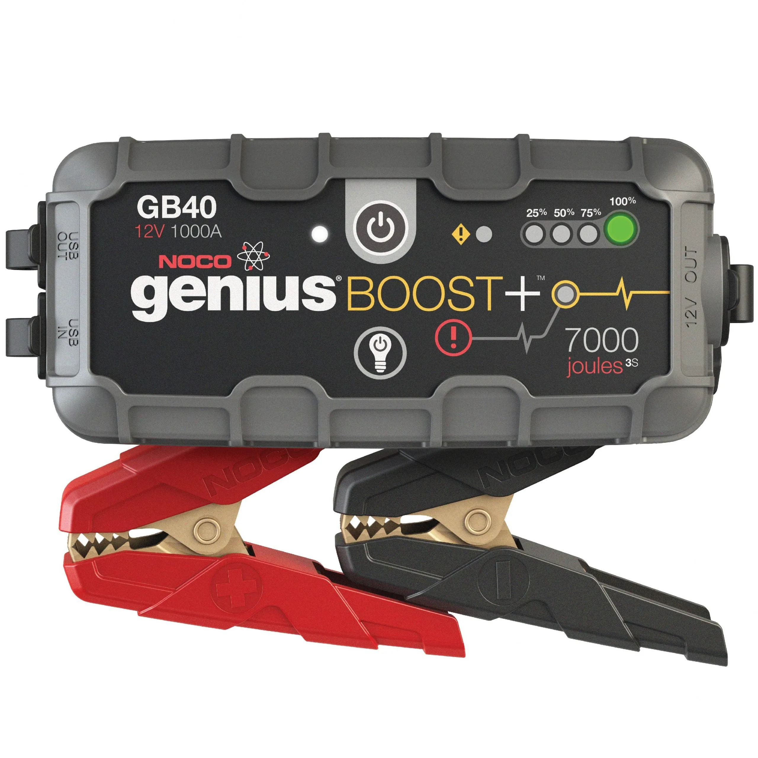 3a58bfc444fdb4d455aec26e50ed3640e4fce81e9436cbcebb386a5a5057bff4 NOCO Boost Plus GB40 1000 Amp 12V UltraSafe Lithium Jump Starter for up to 6L Gasoline and 3L Diesel Engines(Default/ONESIZE)