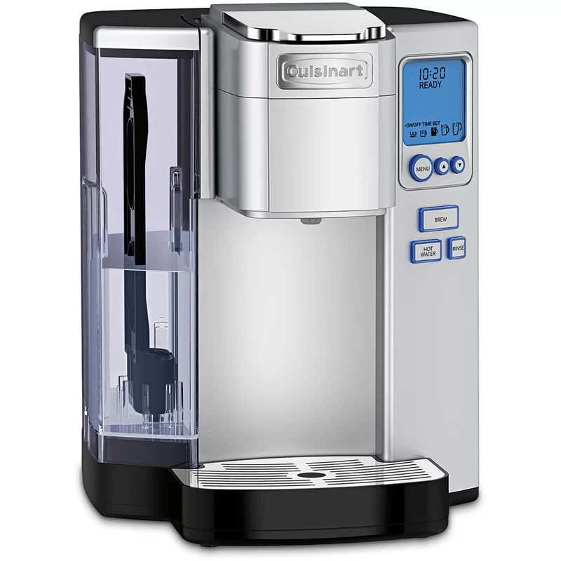 3a8b207f1c686bc3b996e6434e8de36a3b464244df6e4b0d79776dd721a49dc7 2025 Cuisinart SS-10P1 Coffee Maker Single Serve 72-Ounce Reservoir Coffee Machine, Programmable Brewing and Hot Water Dispenser, Stainless Steel