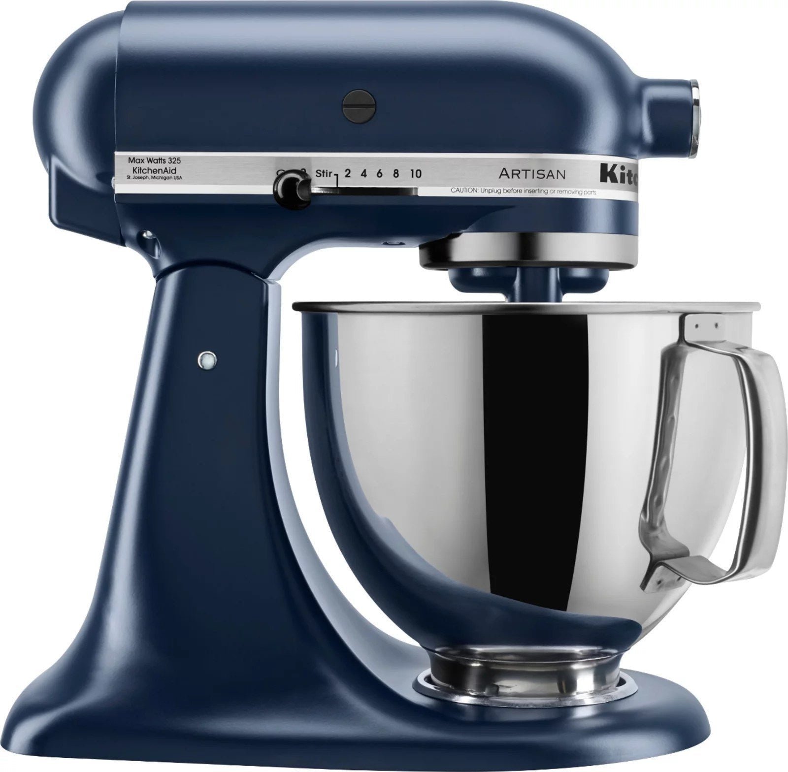3b05296be4529aba829660b3f2fa19fa53096da54c0efbc2e4cbb08316988b10 KitchenAid Artisan Series Tilt-Head Stand Mixer ?C Ink Blue