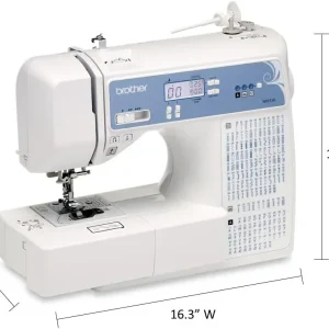 Brother Sewing and Quilting Machine Computerized 165 Built-in Stitches LCD Display Wide Table(XR9550 - New Model)