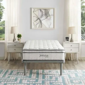 Jenna 10 Twin XL Innerspring Mattress(White)