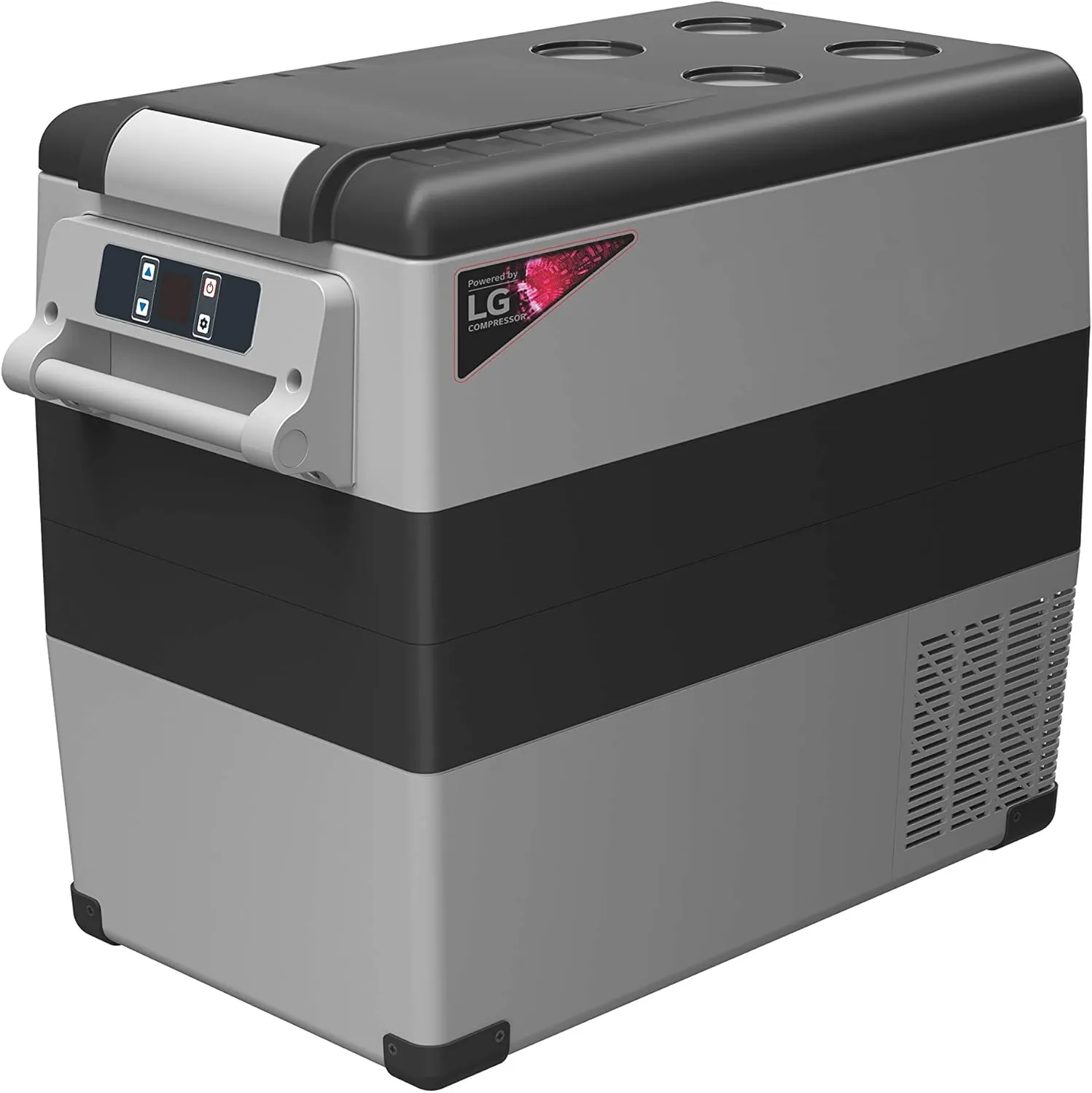 3c56a139a30b4b57bc6ce41ec157b590214e7a0910236594a01ffa33b475d3ed CF45 Portable Refrigerator 12 Volt Car Freezer 42 Quart Mini Fridge Freezer (-4??C~68??C) for Truck, RV, Vehicle, Travel, Outdoor -12/24V DC(52 Qt-CF55)