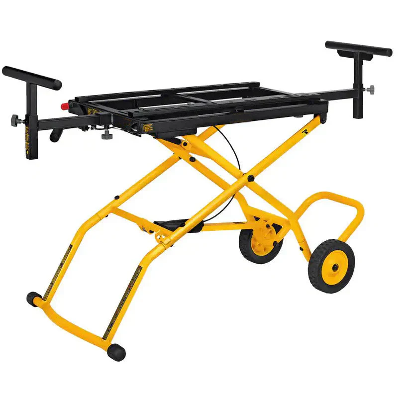 3cd3817533d93a17fcee3384c6e66188bedec3f65863f07bdedd3ed5852f7fd1 DWX726 32-1/2 in. x 60 in. Rolling Miter Saw Stand with 300 lbs. Capacity
