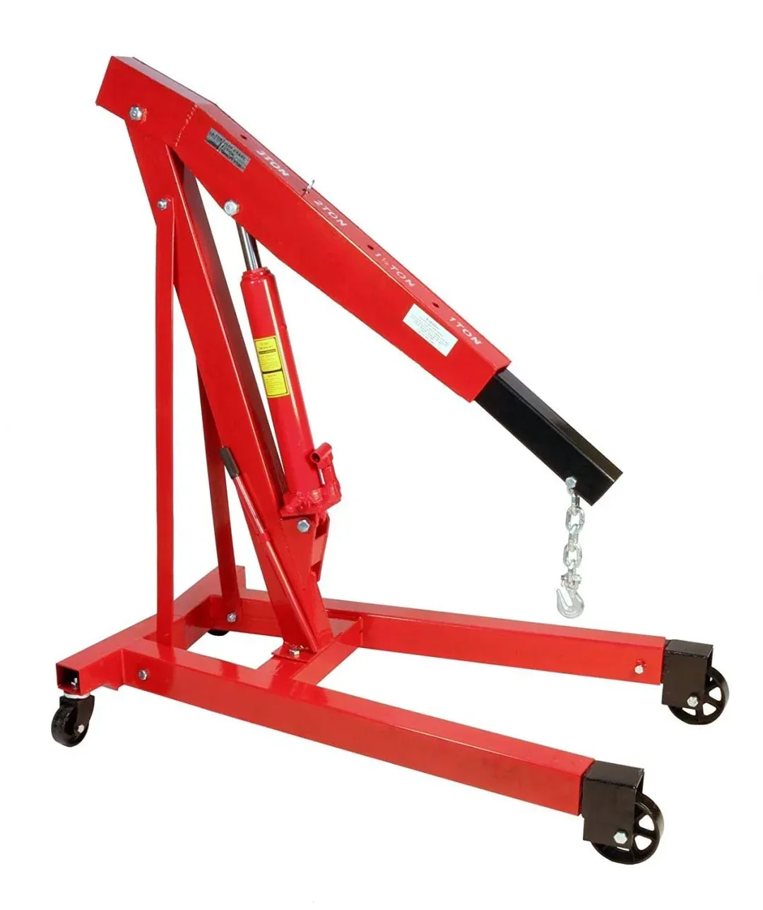 3cf4ecf386fd9e98dfa86a659990609347e858962a9e31afe2ea9d787bd69349 Dragway Tools 3 Ton 6000 LB Heavy Duty Engine Hoist Cherry Picker Shop Crane