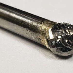 KLYNE - Sd2D Ball Shape Tungsten Carbide Burr Bur Cutting Tool Die Grinder Bit 1/4