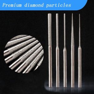 20Pcs Diamond Burr Set Drill Bits Mini Drill For Dremel Rotary Tool Accessories