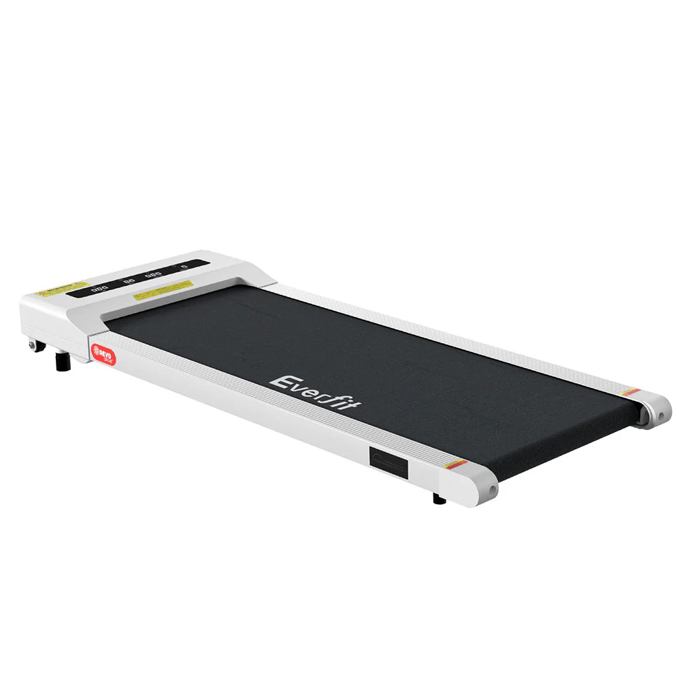 3f1a3956e1b5dc547dc2194a627bdec2f5cc65706e19c48f09b76632428231ea Everfit Treadmill Electric Walking Pad Under Desk Home Gym Fitness 360mm White