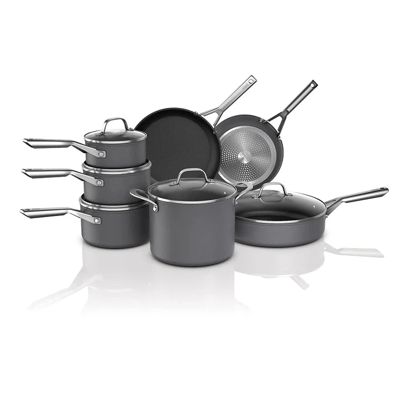 40fdd02ca2cf2b1a4ac675bd130810fc33f91ba81ea2fec95d373f84b6bb5eb8 NeverStick Signature Hard-Anodized 12pc Cookware Set CW79012