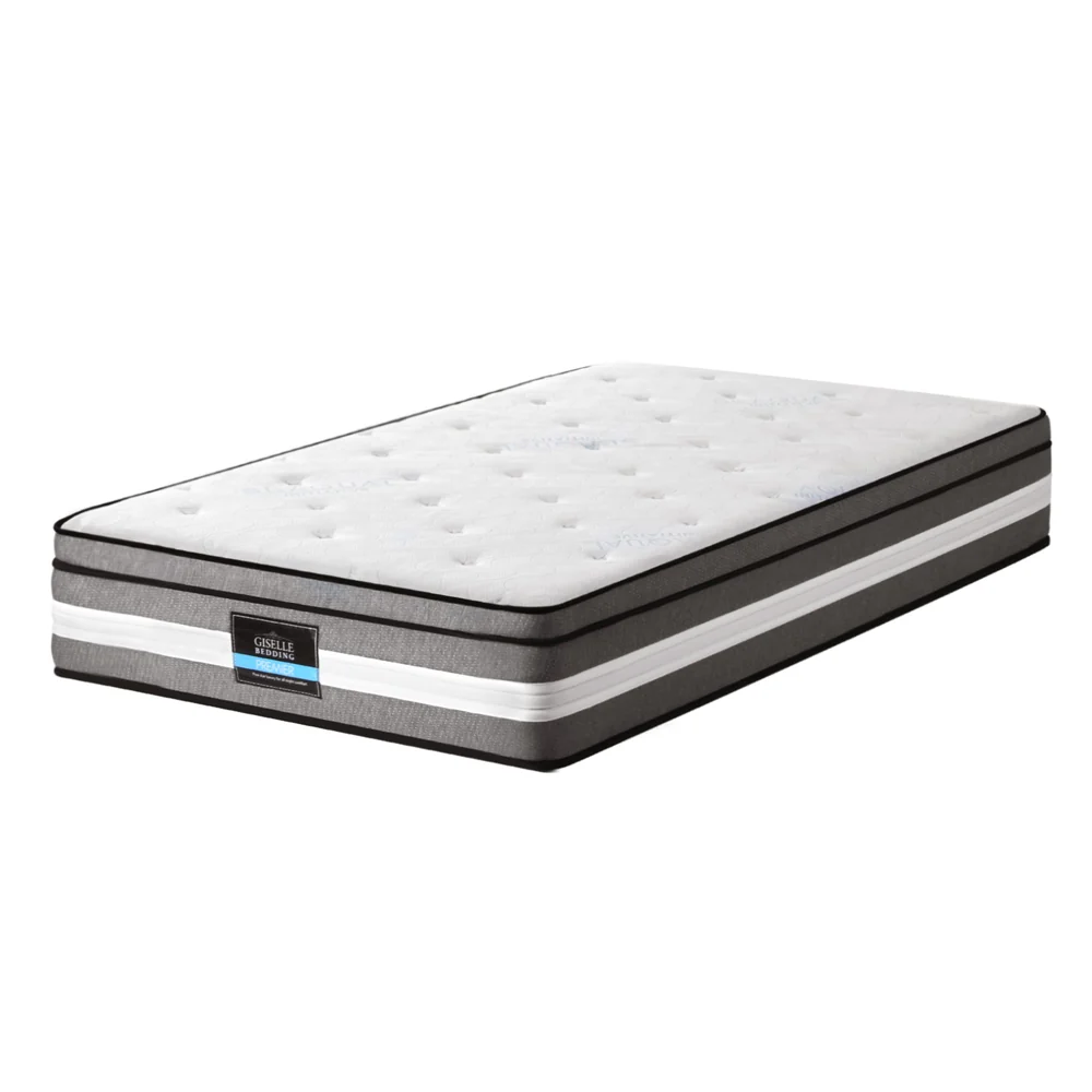 4307ece13b2a13ad5619067652816bfe8b9f7d5f39db170ddc3593149a6f6b01 Giselle Bedding 30cm Mattress Gel Foam Pocket Spring King Single