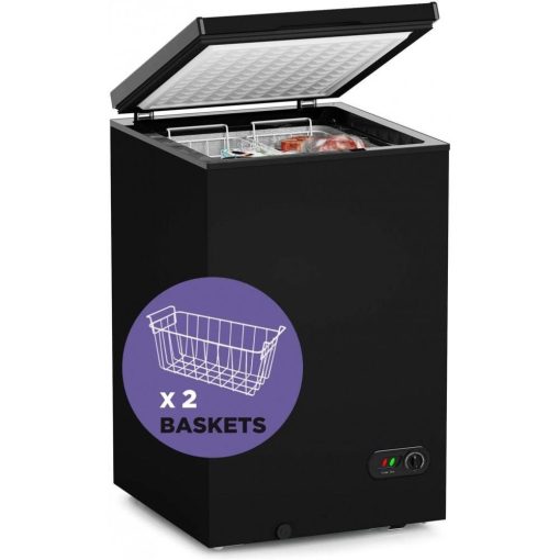 4335c8eb2fca43185841795b6642bff96e20ffba27ebcc797981ac4ce5d3b2cd Northair Chest Freezer ?C 3.5 Cu Ft with 2 Removable Baskets ?C Reach In Freezer Chest ?C Quiet Compact Freezer ?C 7 Temperature Settings ?C Black(Default/ONESIZE)