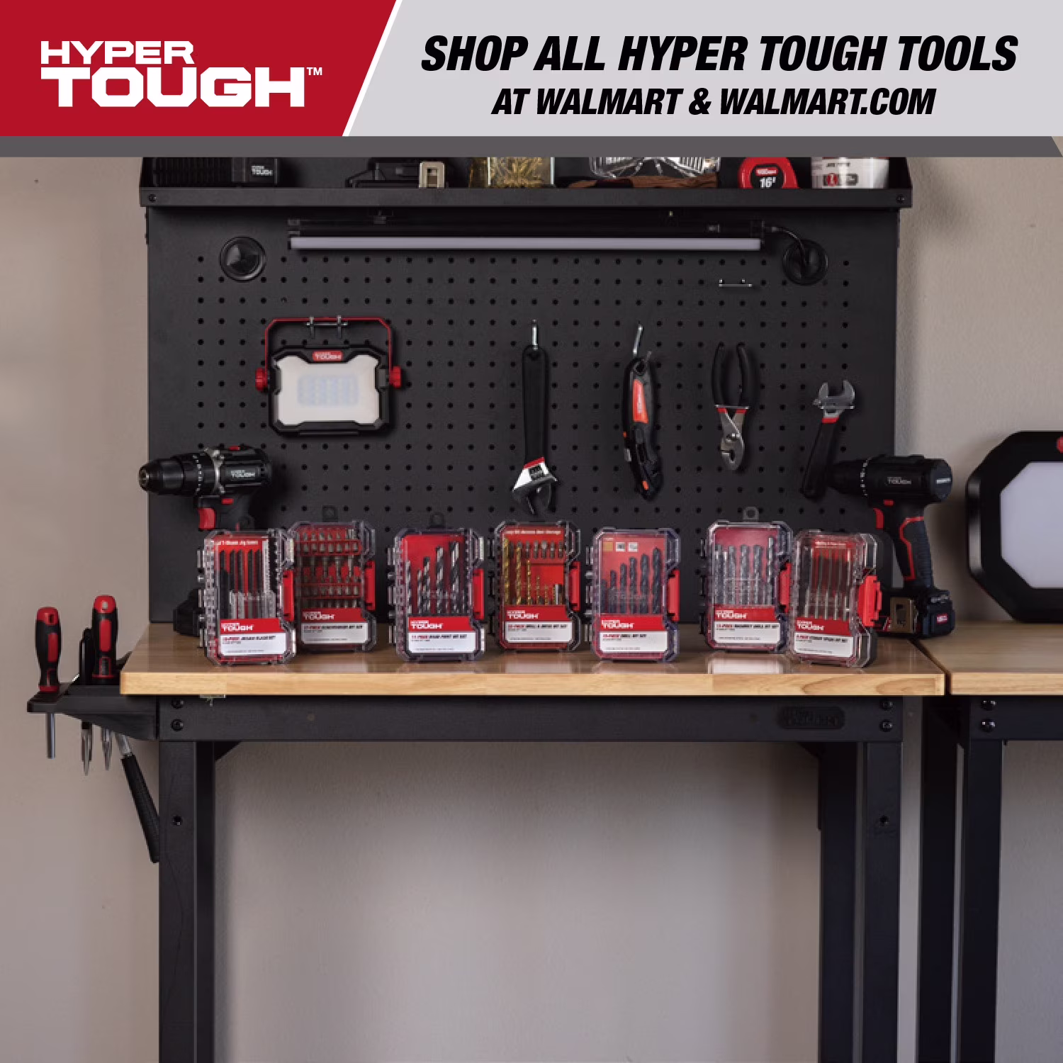 454fb4ad03b7343aacdba175321ce64d5b274b396ea35951d0b216b9468ac79c Hyper Tough 15-Piece Black Oxide Drill Bit Set in Click Fit Case