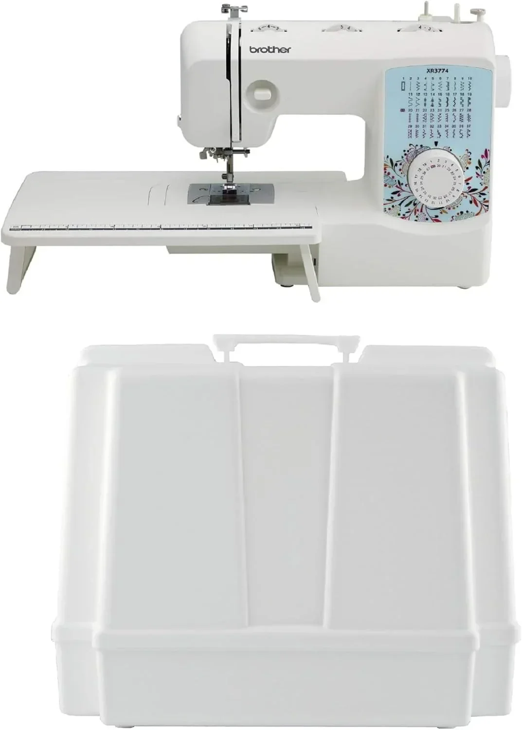 463720247139807bb44280fcf61ea673f5ce70236d890d401696c87415f4688b Sewing and Quilting Machine XR3774 37 Built-in Stitches Includes 8 Sewing Feet(XR3774 + Case)