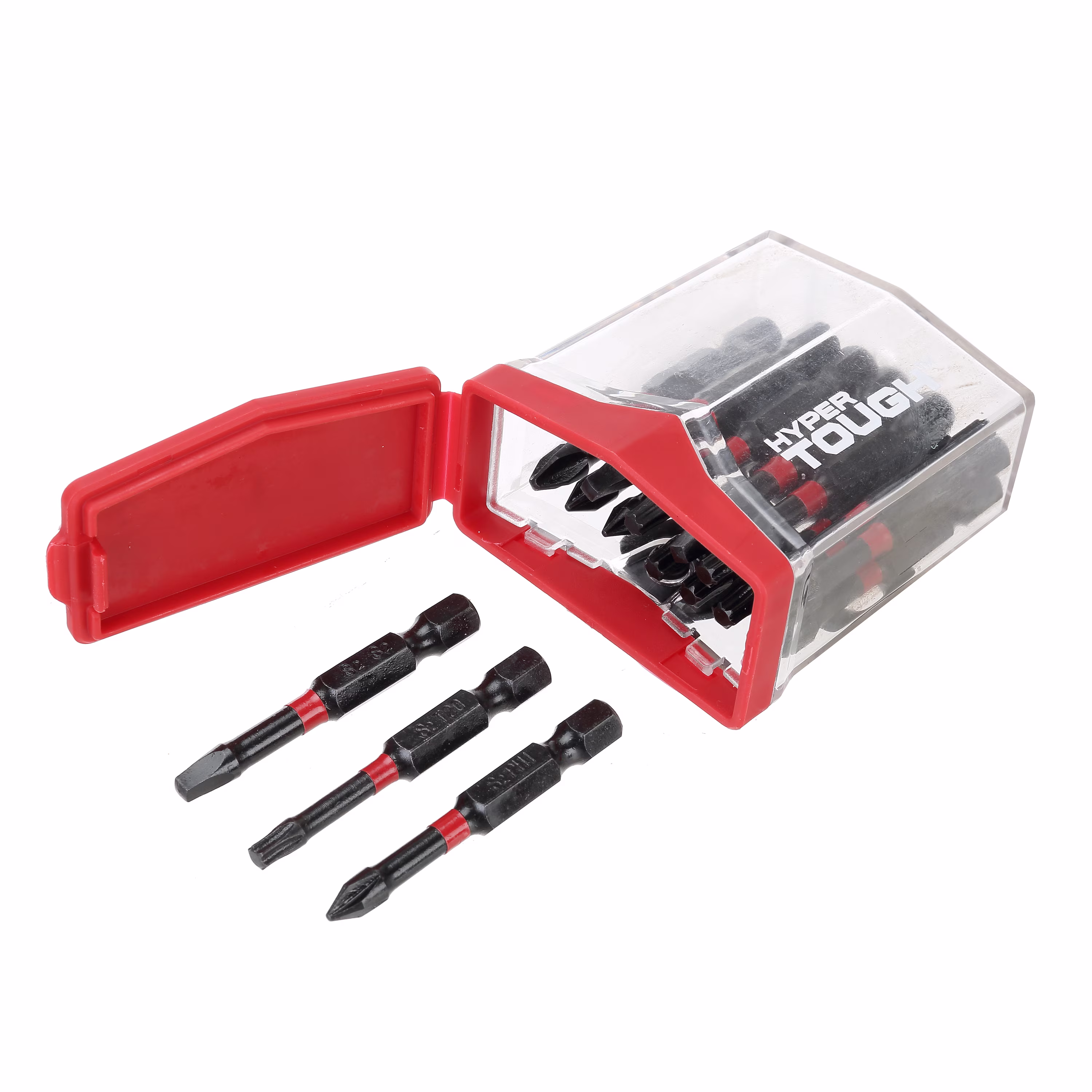 46b0e82c3de68cc17f73826fdd021cec4688d6946c459168dcd23a6e63c75cfc Hyper Tough 15 Piece 2" Impact Rated Screwdriver Bit Set