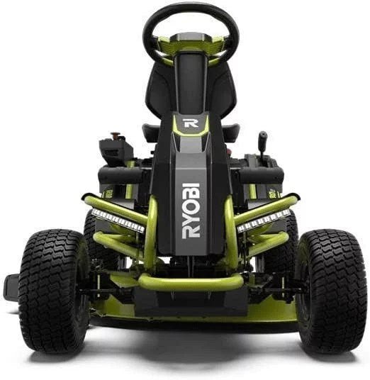 46bbc2fccc47d387648c3019cfd0226db0485d45f7466d37f9be2266d505779d Ryobi 38 inches 100 Ah Battery Electric Rear Engine Riding Lawn Mower RY48111