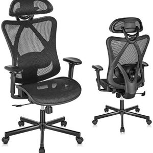 SUNNOW Ergonomic Office Chair, Mesh Computer Desk Chair , High Back Executive Task Chair(Medium)
